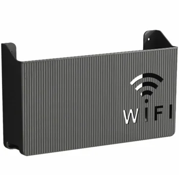Wall Shelf for Wi-Fi Router, Black