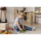 Kruzzel Wooden Blocks, 100 pcs with Bucket and Sorter