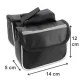 Bakalu NT6542 Double Frame Bike Bag, Black