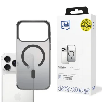 3mk Frosty MagCase for Apple iPhone 17 Pro, Black