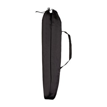 Folding camping bed, Canadian style, up to 150 kg, black