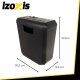 Izoxis 26136 Strip-Cut Paper Shredder, 10L