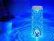 Air humidifier aroma diffuser, RGB lighting, USB, crystal design, white