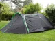 Waterproof 3-Person Camping Tent with Vestibule 14517, Black-Green