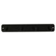 Wall-Mounted Bathroom Hook Rack with 4 Hooks, Black