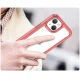 Dėklas iPhone 14 Outer Space Case su geliniu rėmeliu, raudonas
