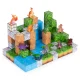 Multistore Magnetic Building Blocks for Kids, 114 Pieces