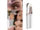 Face and Eyebrow Epilator / Trimmer with LED Light, White