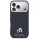 Karl Lagerfeld Saffiano MagSafe Case for iPhone 17 Pro, Blue