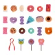 Iso Trade Kids Tea and Coffee Set with Sweets in a Suitcase, Multicolor