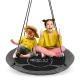 4FIZJO Children\'s Nest Swing XL 110 cm, Grey
