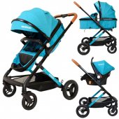 NICEkids Baby Stroller Pram Buggy with Car Seat, 3in1