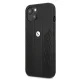 Apple iPhone 13 mini 5.4\" BMW Leather Curve Perforate Case Cover (BMHCP13SRSPPK), Black