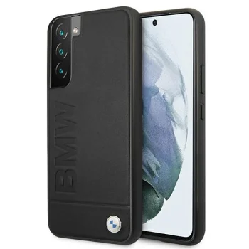 BMW Signature Logo Imprint Case for Samsung Galaxy S22+, Black