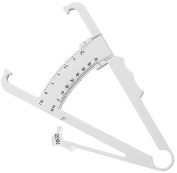 Body fat caliper white