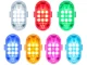 Wireless LED Strobe Lights with Remote, 7 Colors, 2 Pcs
