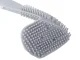 Silicone Toilet Brush with Wall Mount, White