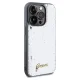 Guess iPhone 14 Pro Max Case Sequin Script Metal, Silver