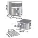 Air Fryer with Touchscreen Berdsen BD-656, 9.1 L, 1700 W, Silver