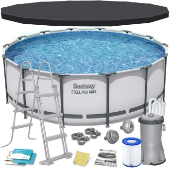 Bestway 5612X Frame Pool with Pump and Accessories 427x122 cm