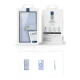 Dux Ducis Lawa Leather Case for iPhone 15 Pro with Detachable Magnetic Wallet, Blue