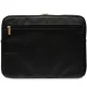 Guess ZIP Leather Triangle 14\" Laptop Sleeve Case, Black