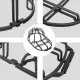 Baseball Cap Washing Cage Frame DA36, Black