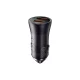 Car Charger Baseus Golden Contactor Max 2xUSB-A 60W Fast Charging - Dark Gray