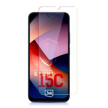 3mk HardGlass Tempered Glass for Xiaomi Redmi 15C, 9H, 0.3 mm
