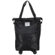 Foldable Wheeled Travel Bag, Black