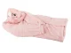 Warm Oversize Blanket Hoodie 2-in-1 with Hood, Pink