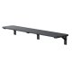 Maclean MC-129 B Folding Shelf / Tabletop, Black, 100x20cm, 50kg