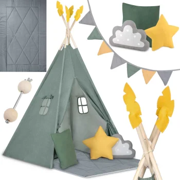 Nukido Nk-406 Tipi Kids Tent, Green