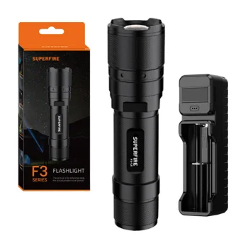 Superfire F3-L2 Flashlight, 570lm