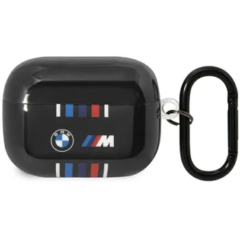 BMW AirPods Pro Case Multiple Colored Lines, Black