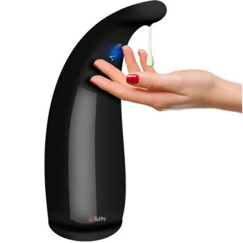 Ruhhy Touchless Soap Dispenser, 300 ml, Black