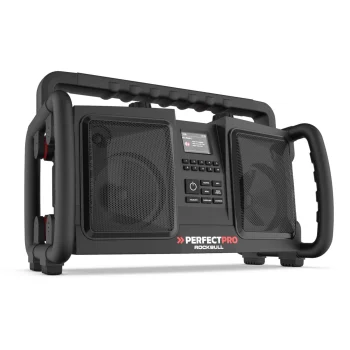 Jobsite Radio PerfectPro ROCKBULL, DAB+, FM, Bluetooth, USB, Black