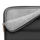 Tech-Protect Puffy 13-14\" Laptop Sleeve Case with Accessory Pouch - Black
