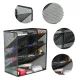 Metal Desk Organizer DA513 with 10 Compartments, Black
