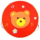 Bakalu Wooden Tambourine with Bear Design KZ0025B