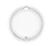 Setty FindMy Round Smart Tracker TAG 01 with Case, White