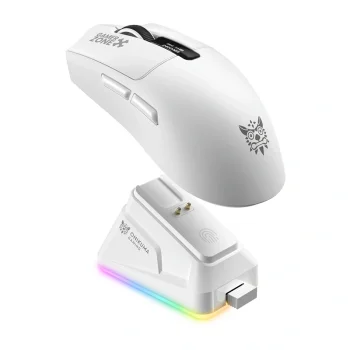 ONIKUMA DM10 Wireless Gaming Mouse, 24,000 DPI, White