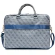 Guess 4G Printed Stripes bag for a 16" laptop - blue