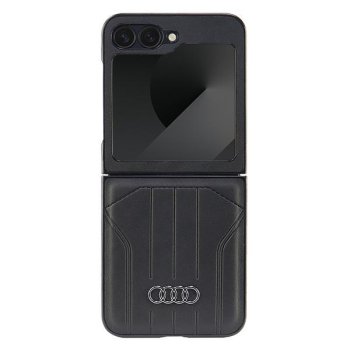 Audi Synthetic Leather MagSafe Case for Samsung Galaxy Z Flip 6 Black