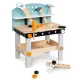 ECOTOYS Wooden Kids Workbench with Tools, 38-Piece Set