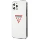 Guess iPhone 12 / 12 Pro Case Triangle Collection, White