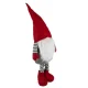 Christmas Gnome Ruhhy with Telescopic Legs 85–105 cm, Red/Grey