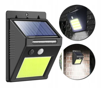 Solar Lamp 48 COB LED with Motion and Dusk Sensor