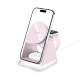 Tech-Protect QI15W-A43 3in1 MagSafe Wireless Induction Charger - Pink