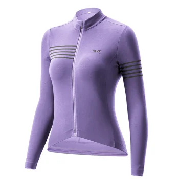 Rockbros YPW065 Women's Long Sleeve Cycling Jersey M - Purple